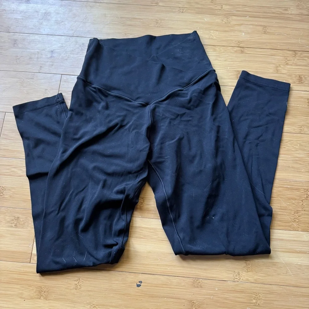 Aerie offline crossover high waisted Black Leggings size medium m - Picture 1 of 2
